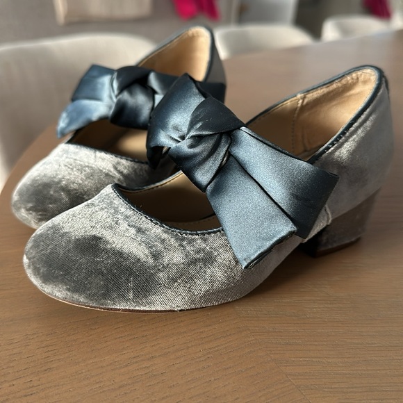 Sam Edelman Teddy velvet green girls heel - Picture 8 of 8